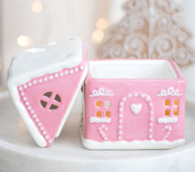 Load image into Gallery viewer, Pink Cottage Wax burner.