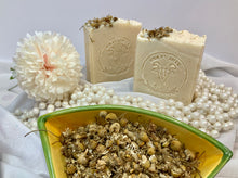 Load image into Gallery viewer, Chamomile Flower Goats Milk Soap