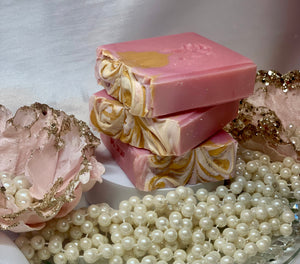 Pink Champagne Silk Soap