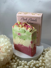 Load image into Gallery viewer, Pink Petals Silk Soap (New)