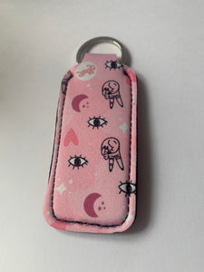 Lip Balm Lip Stick Keyring bag Holder Various