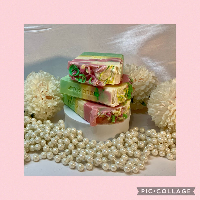 Fresh Freesia Silk Soap