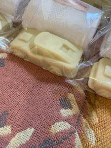 Mens Car Soaps Gift pack - Honey, Milk and Oatmeal Soap with wash cloth