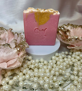 Pink Champagne Silk Soap