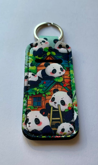 Lip Balm Lip Stick Keyring bag Holder Various