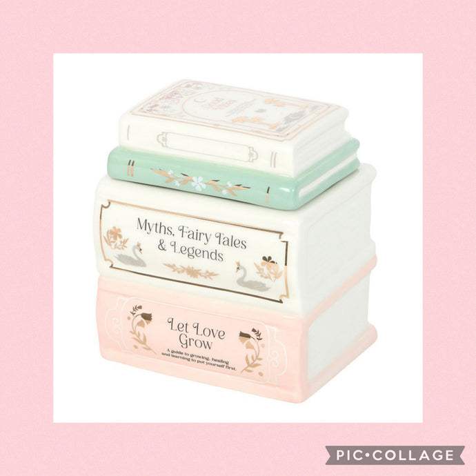 Stack of books ceramic Wax Melter