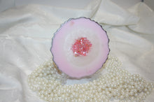 Load image into Gallery viewer, Pink Drinks Coasters Gift Set (4)with a hidden pearl in each coaster
