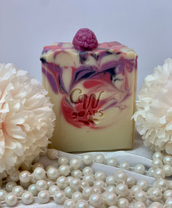 Raspberry Cream Silk Soap