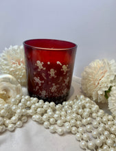 Load image into Gallery viewer, Gingerbread Candle - Ruby Red Etched Jar