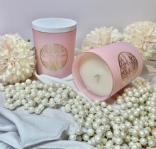 Load image into Gallery viewer, Rhubarb &amp; Rose Pink Candle