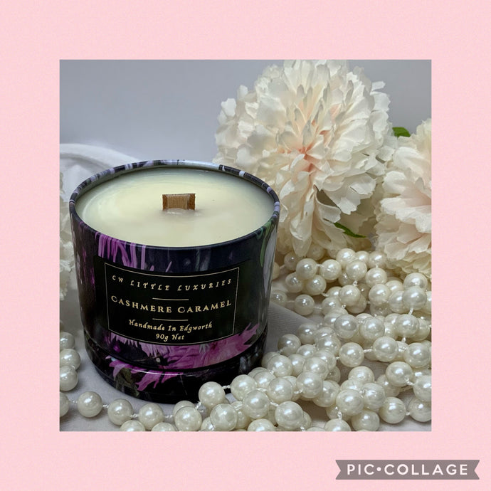 Cashmere Caramel Candle in a Tin