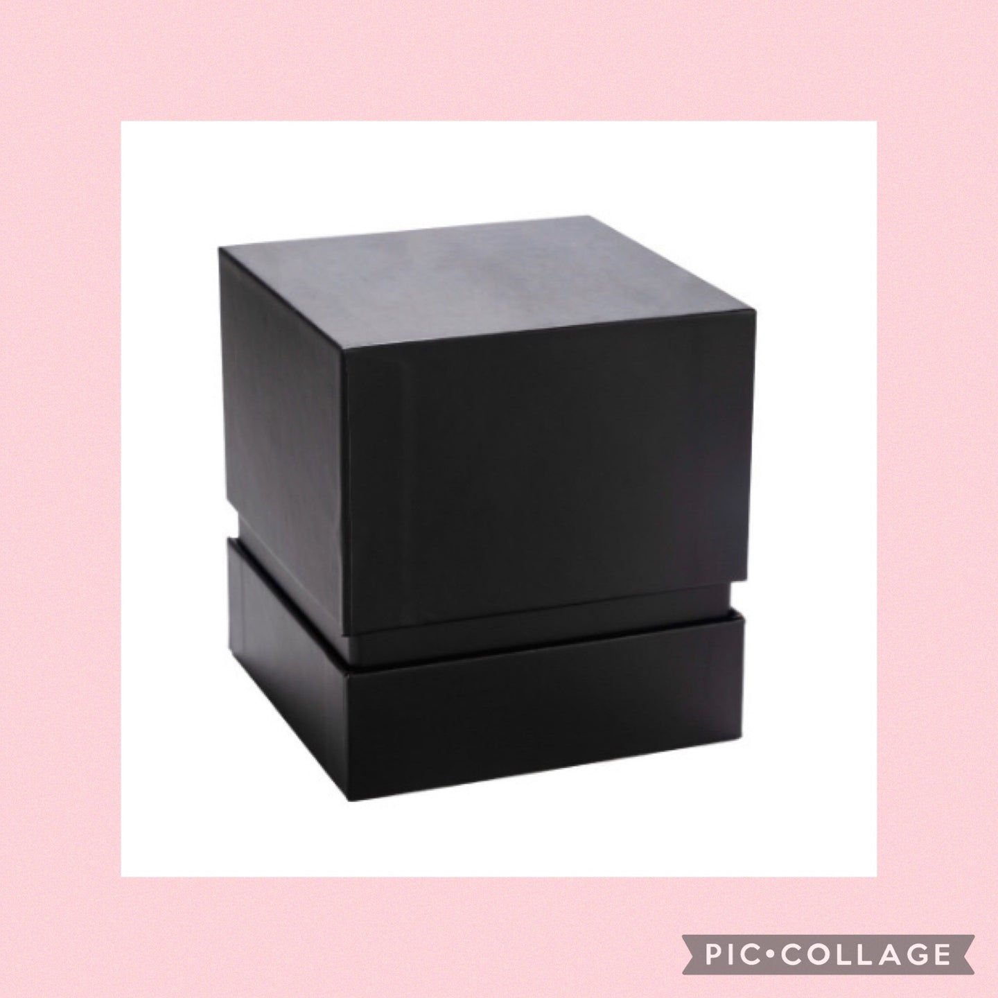 Black Candle Gift Box with ribbon