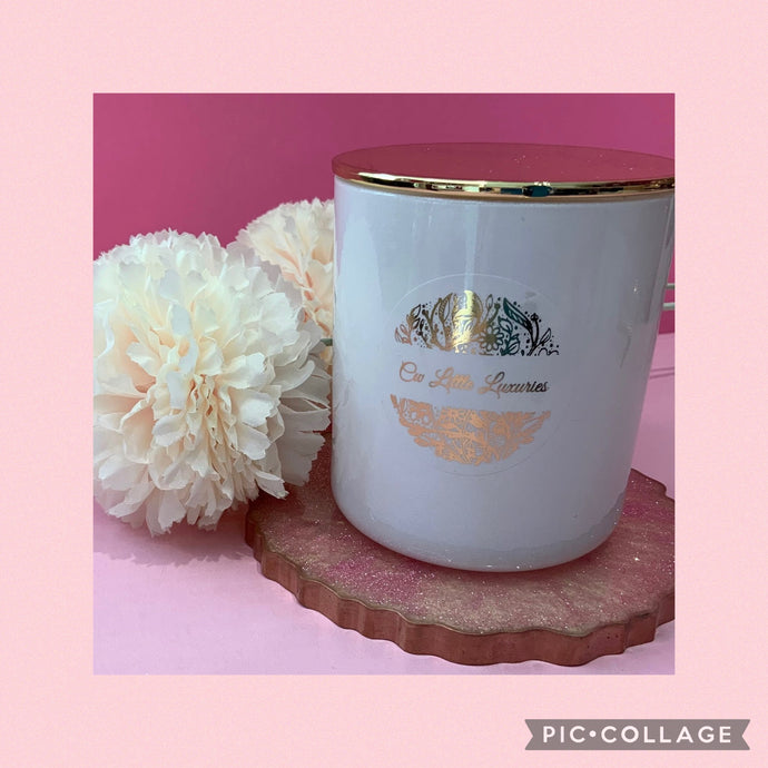 Truffle White Candle - Reduced to clear
