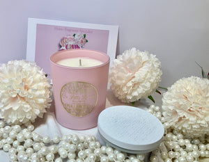 Pomello & Basil Pink Candle
