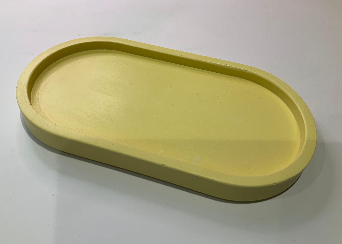 Yellow sunshine oval eco resin Coaster