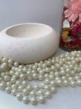 Load image into Gallery viewer, Terrazzo pink and white trinket bowl