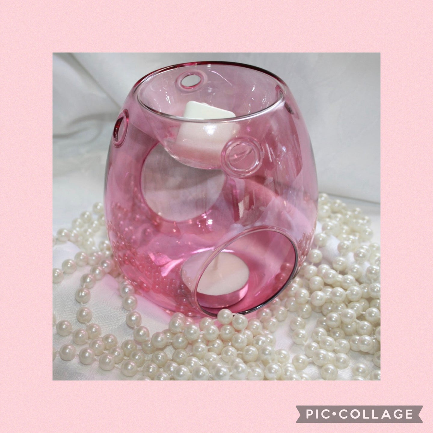 Pink Pearl Glass Burner